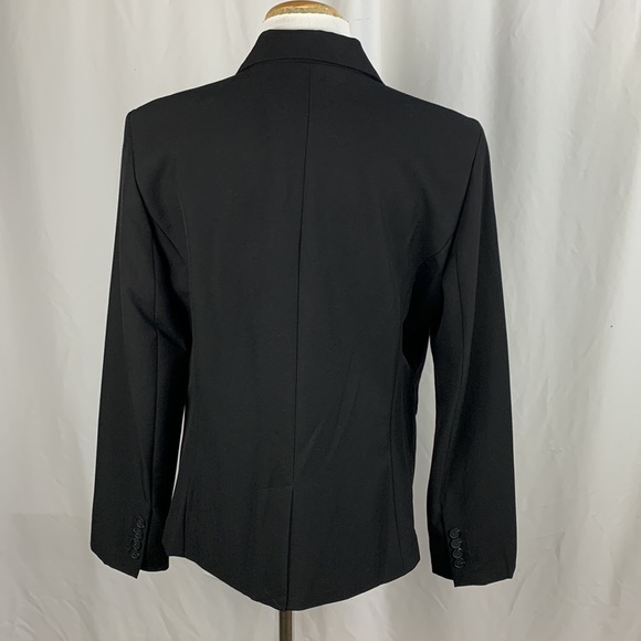 Nearly New Worthington Lined Single Button Black Blazer - Picture 5 of 11